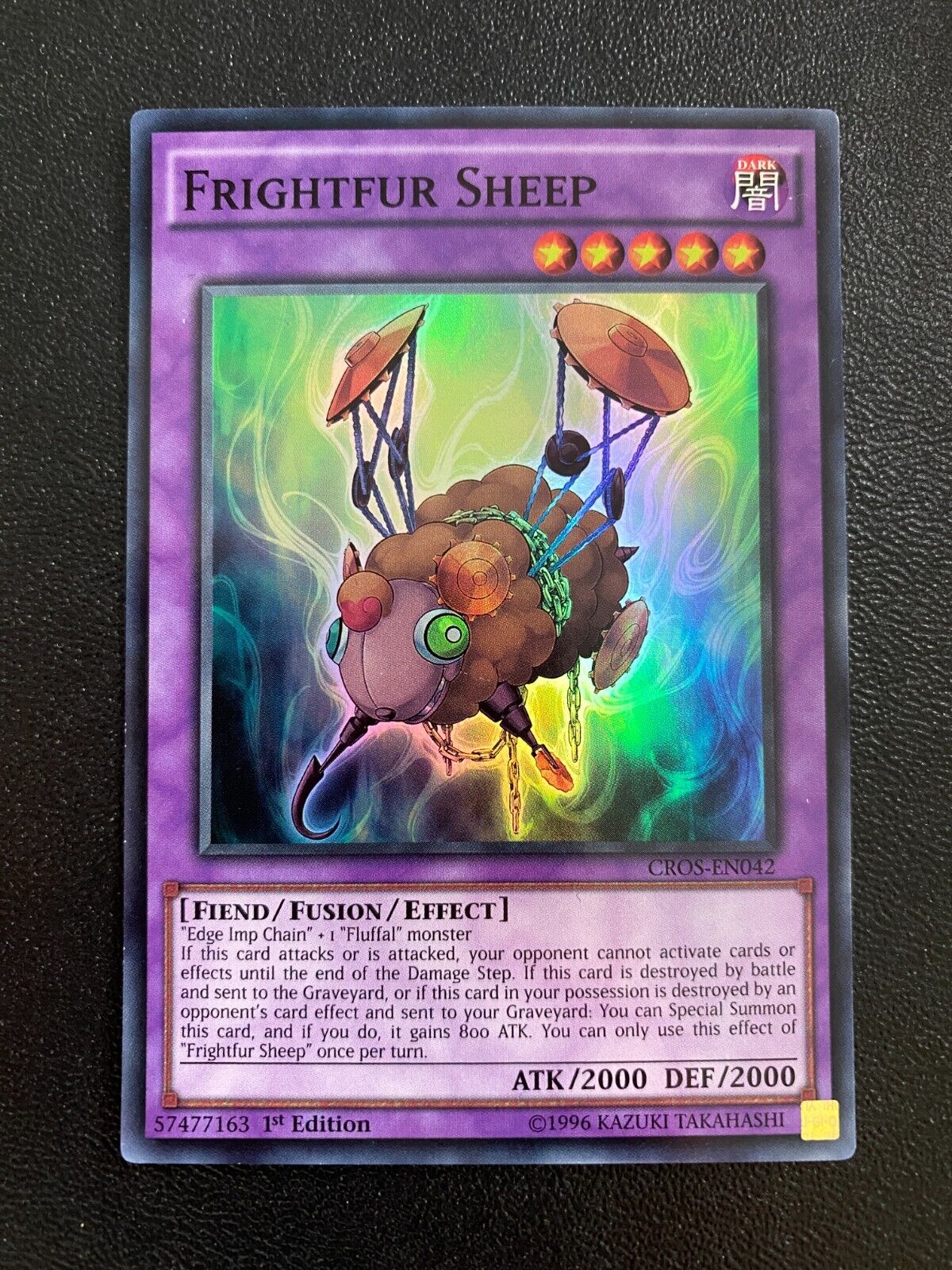 Yugioh Frightfur Sheep CROS-EN042 Super Rare 1st Edition NM