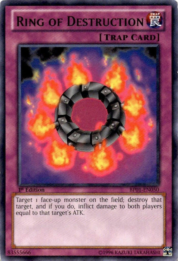 Yugioh Ring of Destruction BP01-EN050 Rare 1st Edition LP