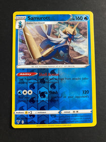 Pokemon Samurott 035/185 Vivid Voltage Reverse Holo NM