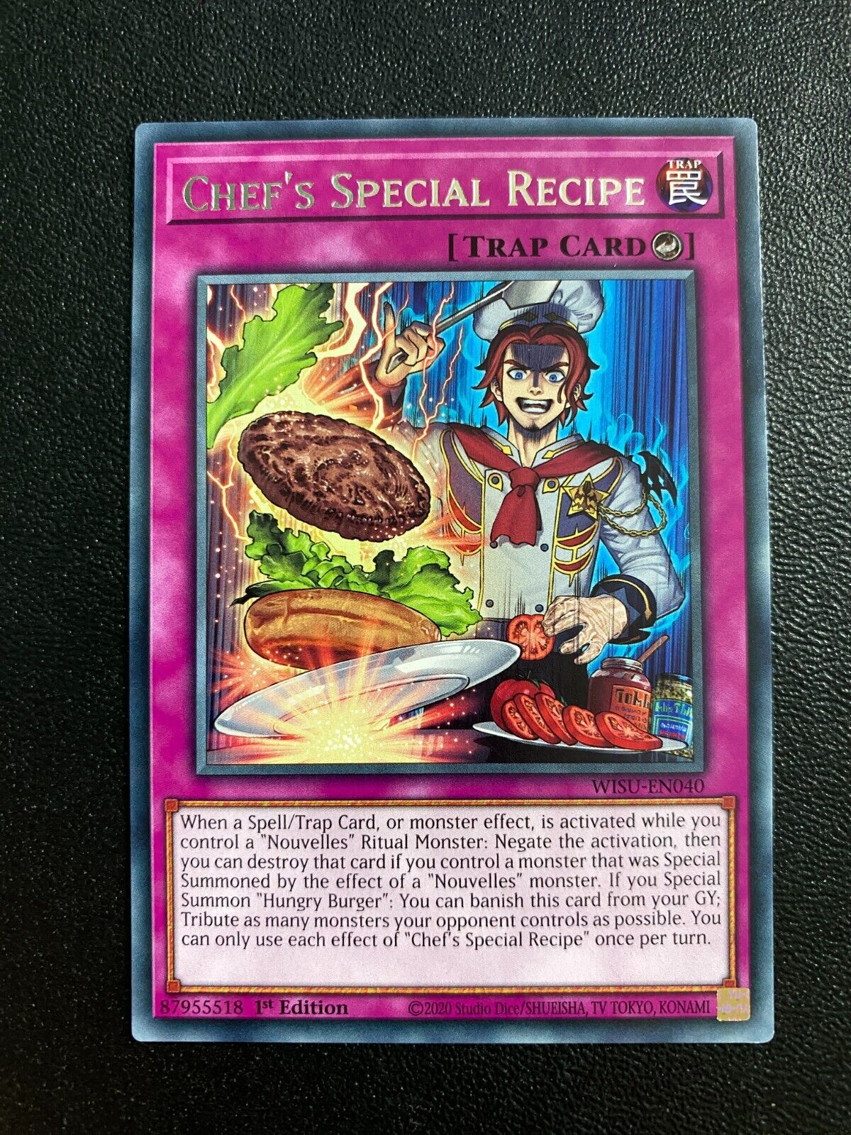 Yugioh Chef's Special Recipe WISU-EN040 Rare 1st Edition VLP/NM