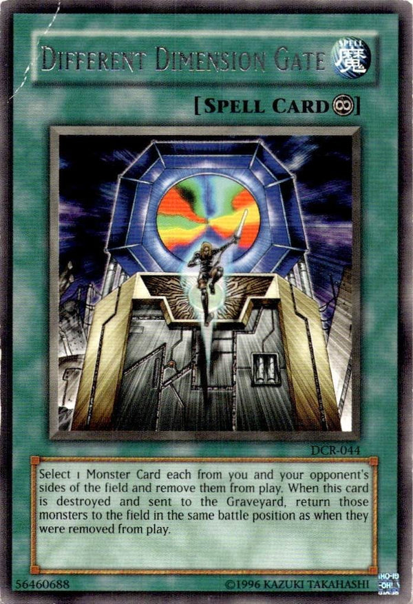 Yugioh Different Dimension Gate DCR-044 Rare Unlimited Edition HP (CREASE)