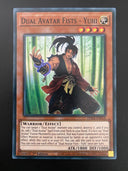 Yugioh Dual Avatar Fists - Yuhi PHRA-EN014 Super Rare 1st Edition NM/MINT