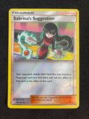 Pokemon Sabrina's Suggestion 154/181 Team Up Reverse Holo NM