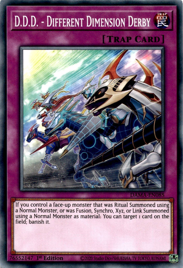 Yugioh D.D.D. - Different Dimension Derby DAMA-EN085 Common 1st Edition VLP/NM