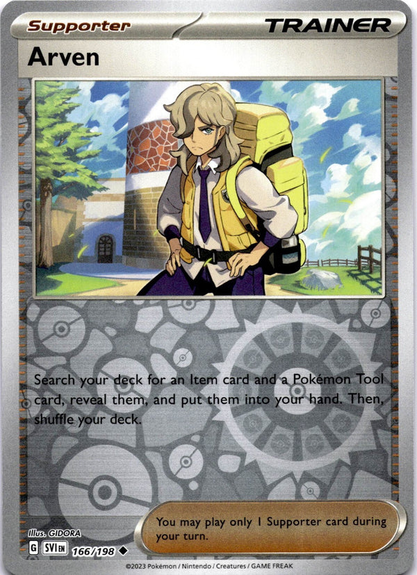 Pokemon Arven 166/198 Scarlet Violet Base Reverse Holo NM