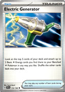 Pokemon Electric Generator 170/198 Scarlet Violet Base Non Holo VLP/NM