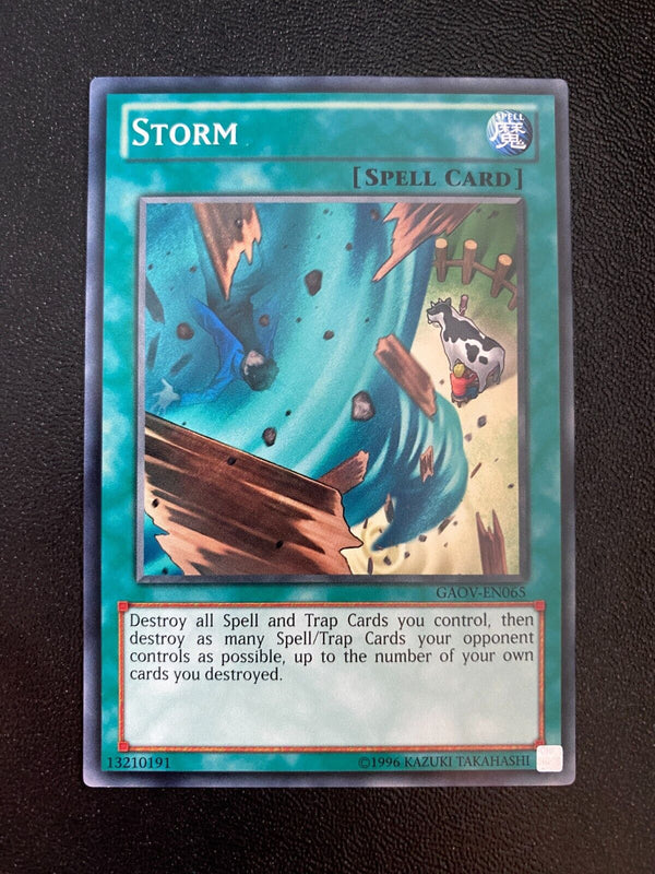 Yugioh Storm GAOV-EN065 Common Unlimited Edition MP/LP