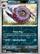 Pokemon Whirlipede 116/167 Twilight Masquerade Reverse Holo NM
