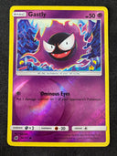 Pokemon Gastly 36/111 Crimson Invasion Reverse Holo NM