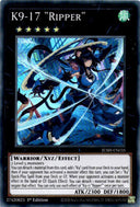 Yugioh K9-17 "Ripper" JUSH-EN035 Super Rare 1st Edition NM
