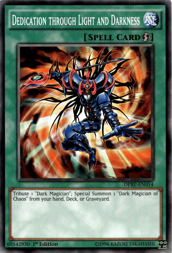 Yugioh Dedication through Light and Darkness DPRP-EN014 Common 1st Edition NM