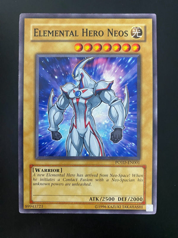 Yugioh Elemental Hero Neos POTD-EN001 Common Unlimited Edition VLP/NM