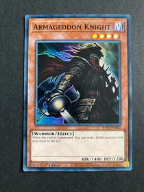 Yugioh Armageddon Knight RA03-EN002 Super Rare 1st Edition NM