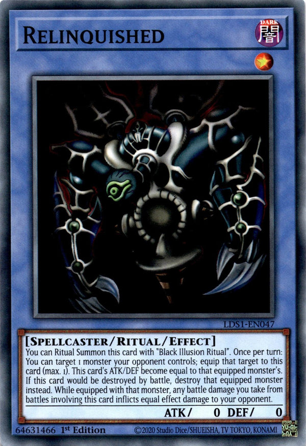 Yugioh Relinquished LDS1-EN047 Common 1st Edition LP