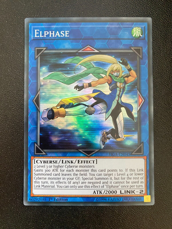 Yugioh Elphase FIGA-EN045 Super Rare 1st Edition NM/MINT