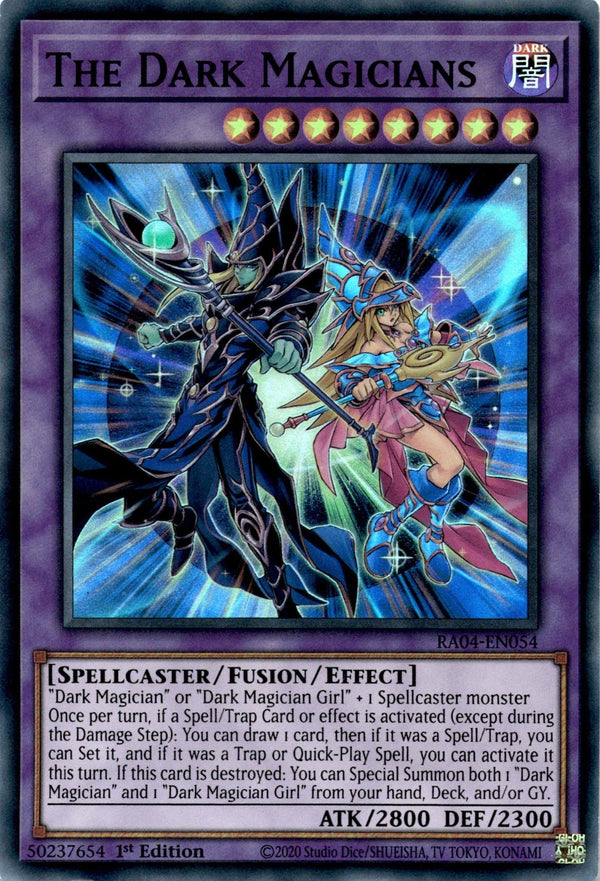 Yugioh The Dark Magicians RA04-EN054 Super Rare 1st Edition NM