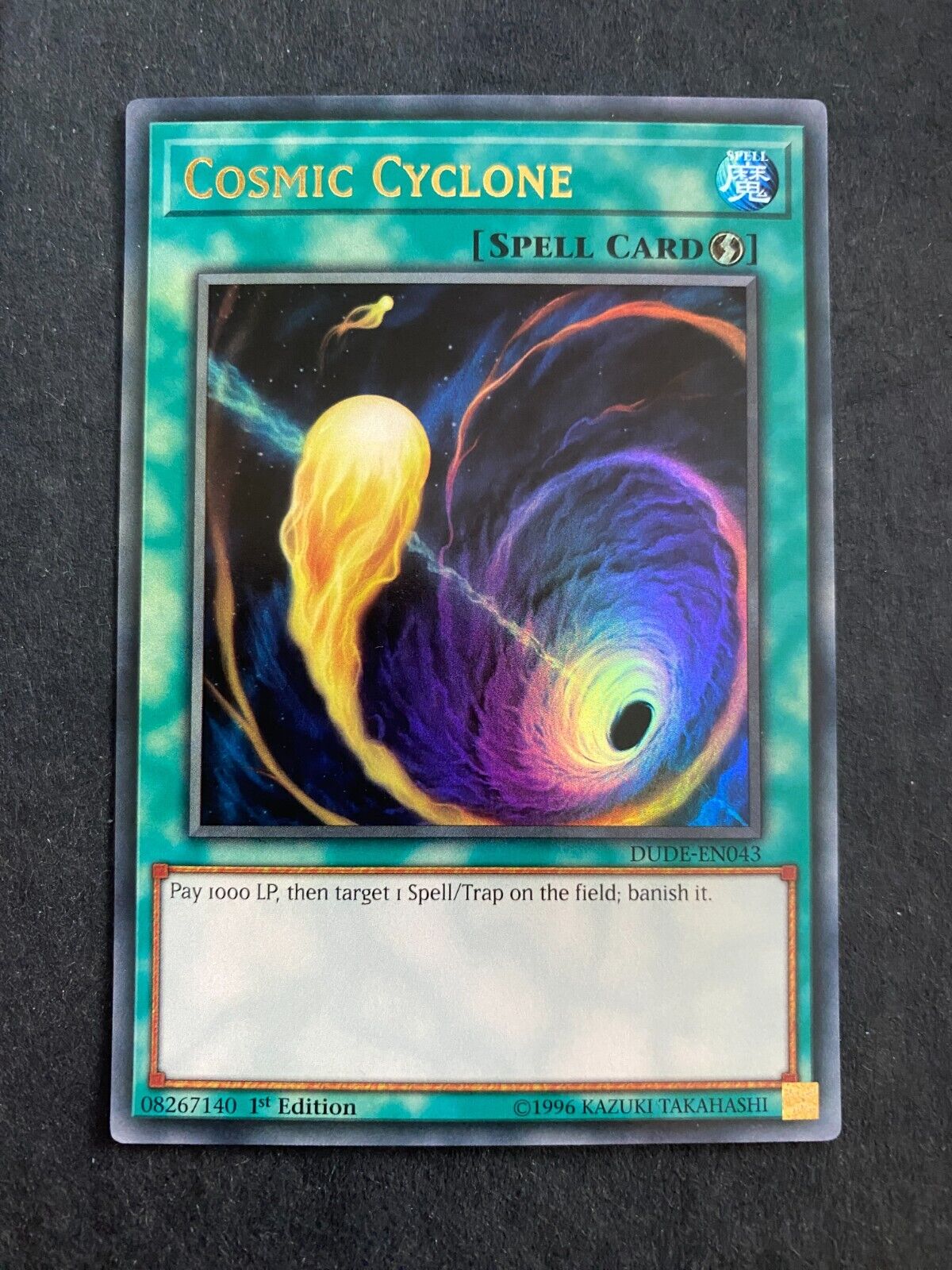 Yugioh Cosmic Cyclone DUDE-EN043 Ultra Rare 1st Edition VLP/NM