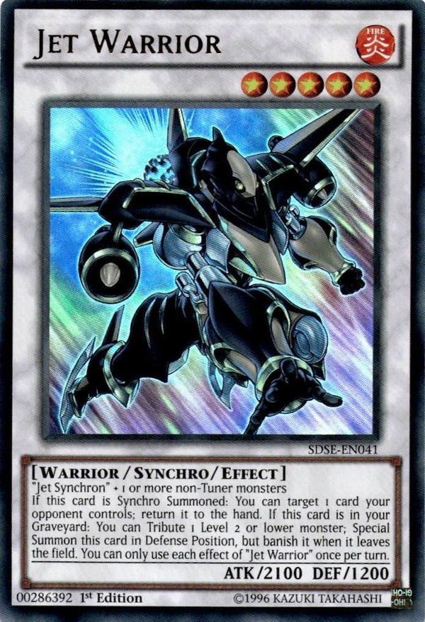Yugioh Jet Warrior SDSE-EN041 Ultra Rare 1st Edition VLP/NM
