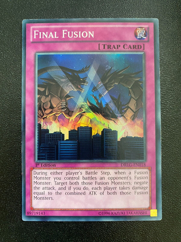 Yugioh Final Fusion DRLG-EN018 Super Rare 1st Edition LP