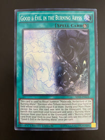 Yugioh Good & Evil in the Burning Abyss SECE-ENS14 1st Edition Super Rare VLP