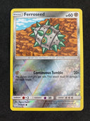 Pokemon Ferroseed 102/181 Team Up Reverse Holo NM