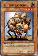 Yugioh 3-Hump Lacooda AST-070 Common Unlimited Edition DAMAGED