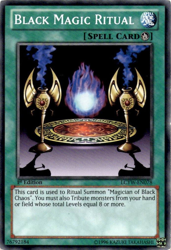 Yugioh Black Magic Ritual LCYW-EN078 Common 1st Edition MP