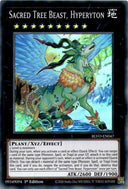 Yugioh Sacred Tree Beast, Hyperyton BLVO-EN047 Super Rare 1st Edition LP
