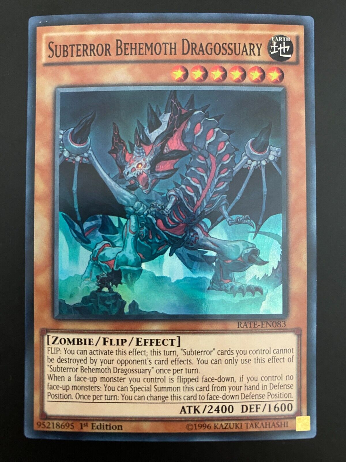 Yugioh Subterror Behemoth Dragossuary RATE-EN83 1st Edition Super Rare LP