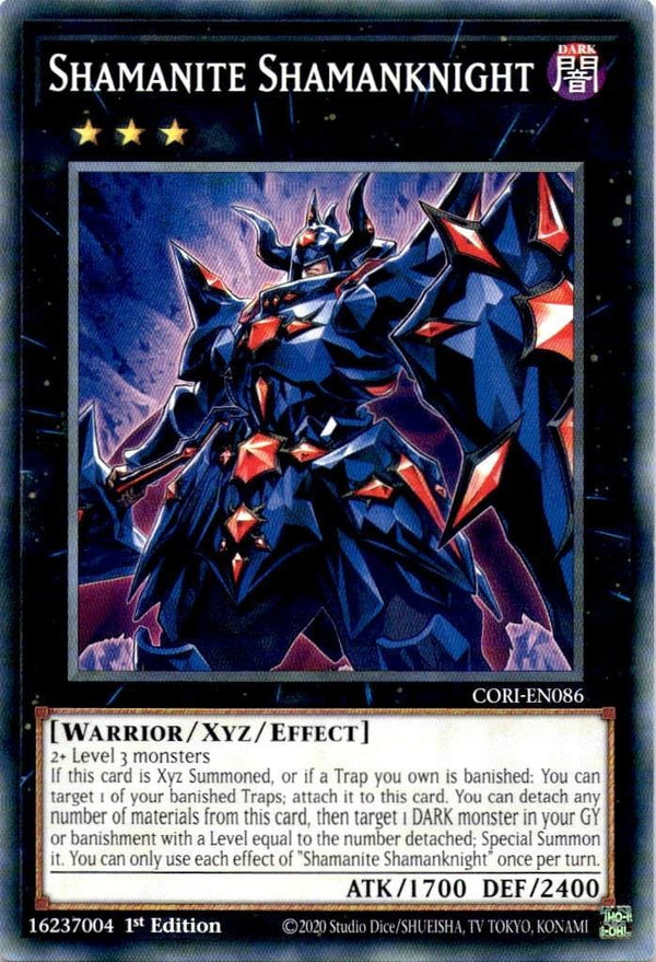 Yugioh Shamanite Shamanknight CORI-EN086 Common 1st Edition NM