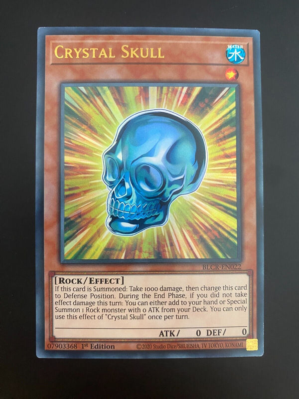 Yugioh Crystal Skull BLCR-EN022 1st Edition Ultra Rare VLP/NM