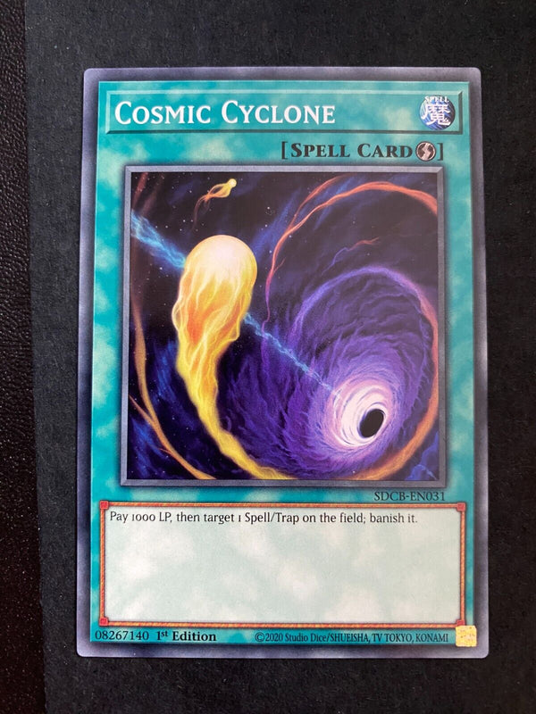 Yugioh Cosmic Cyclone SDCB-EN031 Common 1st Edition NM