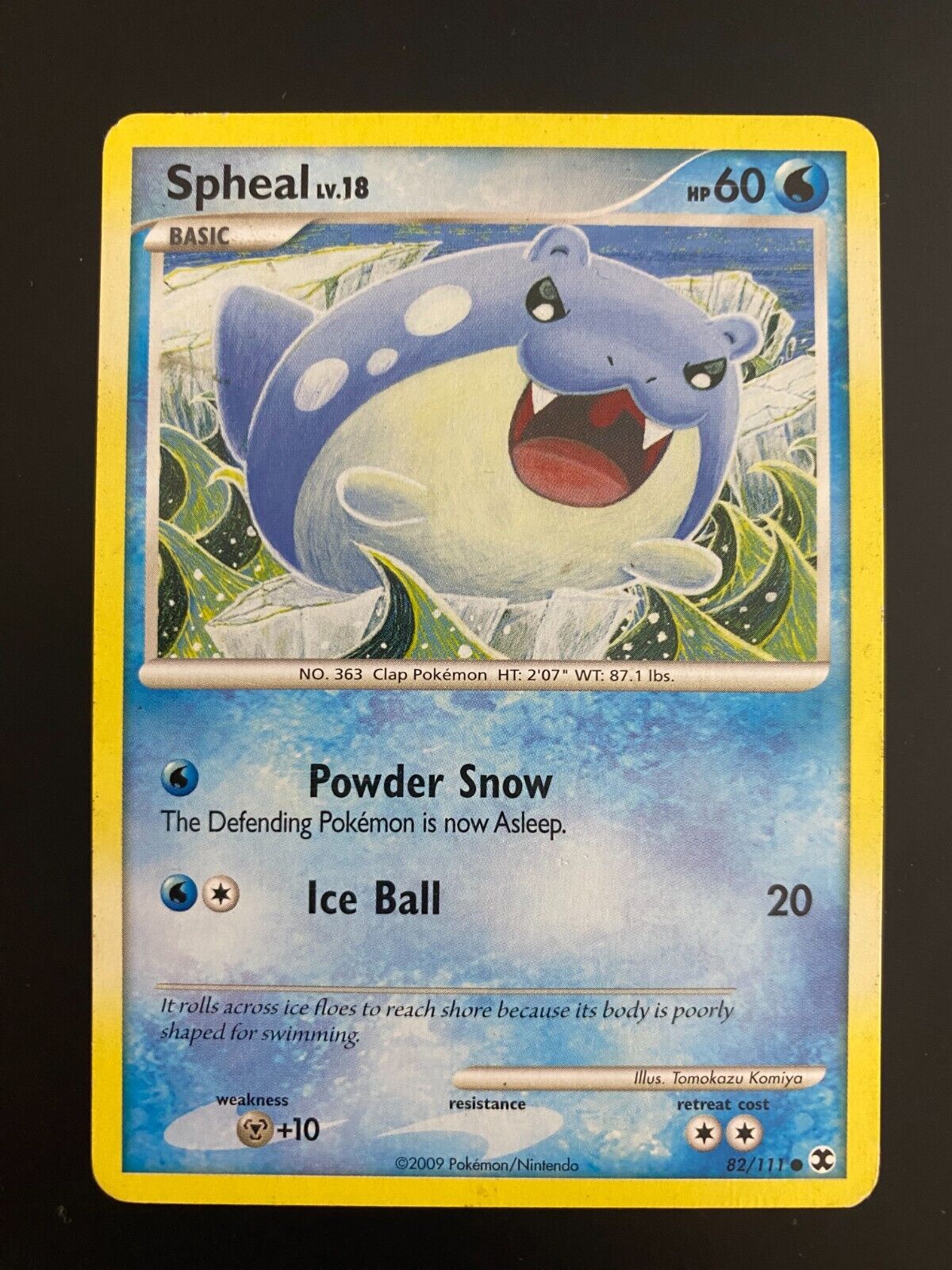 Pokemon Spheal 82/111 Rising Rivals Non Holo HP