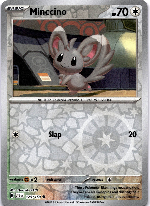 Pokemon Minccino 125/159 Journey Together Reverse Holo NM