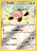 Pokemon Stufful 110/147 Burning Shadows Reverse Holo NM