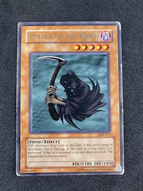 Yugioh Reaper of the Cards LOB-071 Rare Unl Edition North American HP/MP