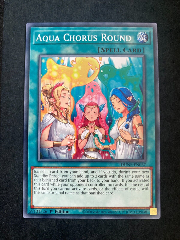 Yugioh Aqua Chorus Round DUNE-EN067 Common 1st Edition NM