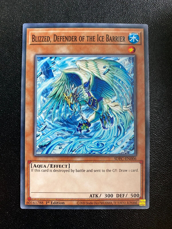 Yugioh Blizzed, Defender of the Ice Barrier SDFC-EN006 Common 1st Edition NM