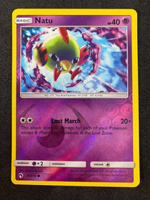 Pokemon Natu 87/214 Lost Thunder Reverse Holo NM