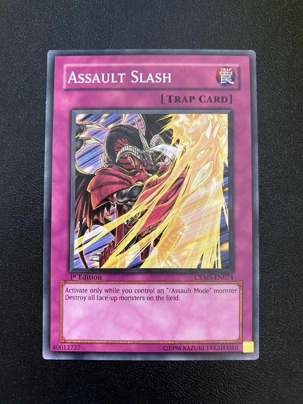 Yugioh Assault Slash CRMS-EN074 Common 1st Edition LP/VLP