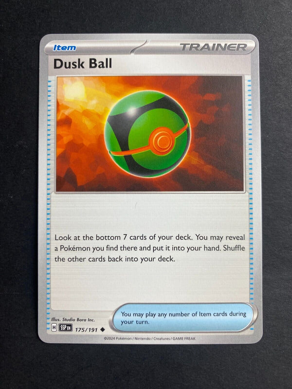 Pokemon Dusk Ball 175/191 Suring Sparks Non Holo NM