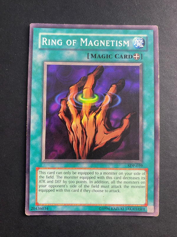 Yugioh Ring of Magnetism SDP-039 Common Unlimited Edition HP