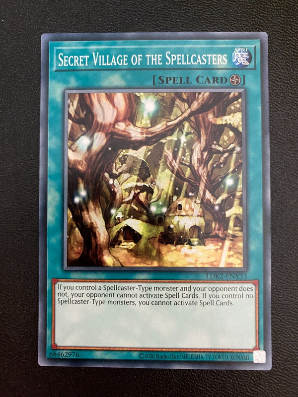 Yugioh Secret Village of the Spellcasters LDK2-ENY33 Common Unlimited Edition NM