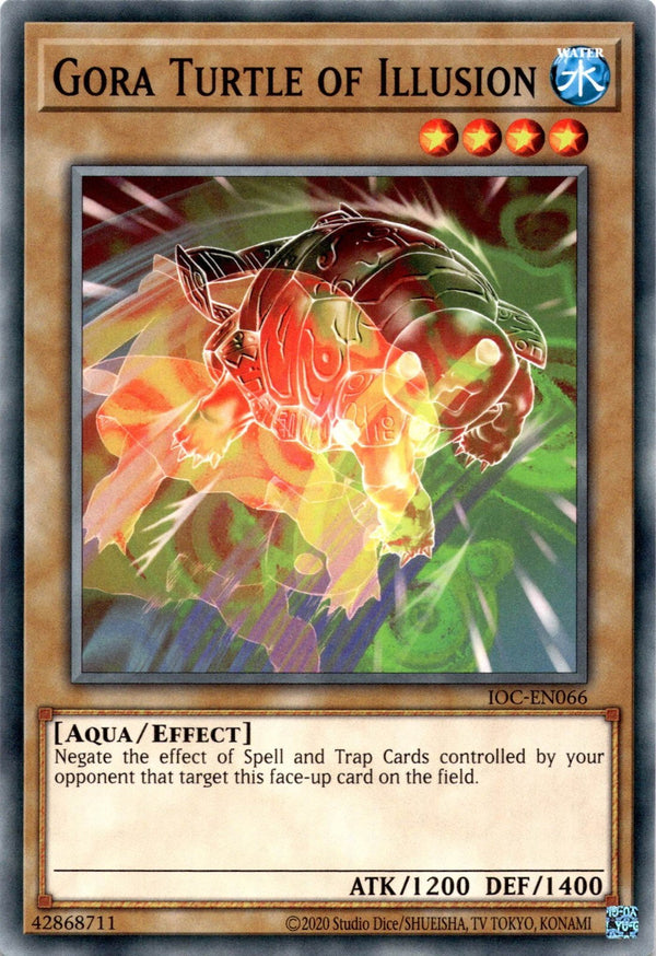 Yugioh Gora Turtle of Illusion IOC-EN066 Common Unlimited Edition NM