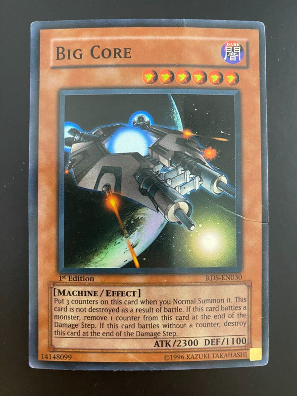 Yugioh Big Core RDS-EN030 1st Edition DAMAGED