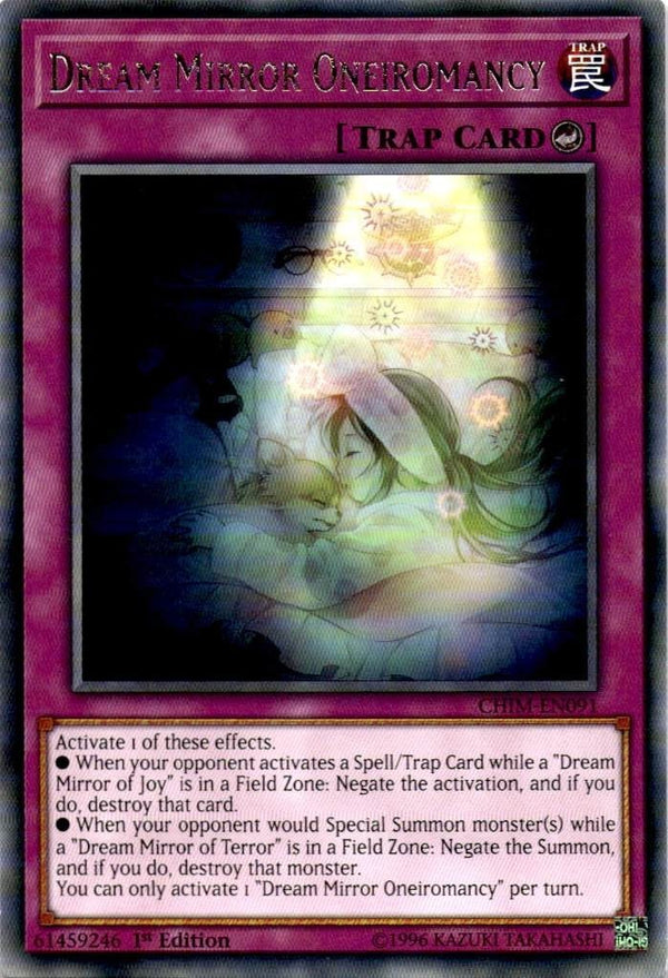 Yugioh Dream Mirror Oneiromancy CHIM-EN091 Rare 1st Edition NM
