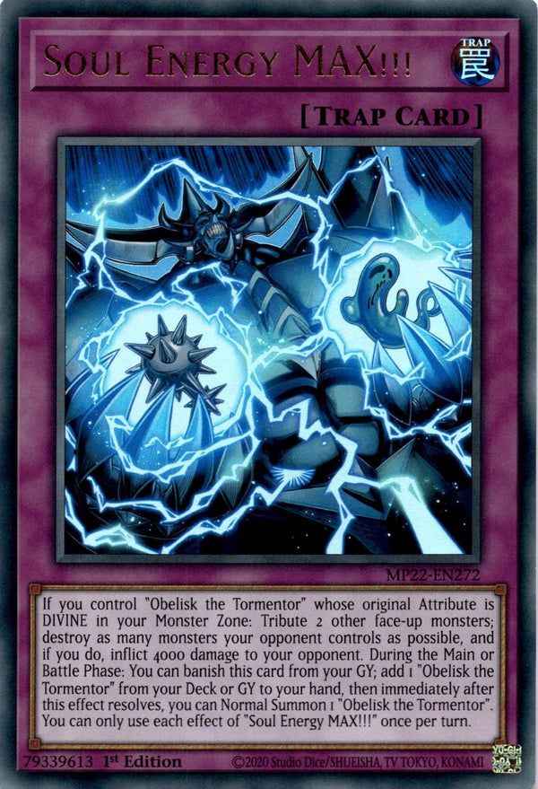 Yugioh Soul Energy MAX!!! MP22-EN272 Ultra Rare 1st Edition NM