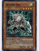 Yugioh Hunter Owl GX03-EN002 Super Rare Unlimited Edition HP (WATER DAMAGE)