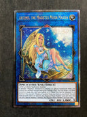 Yugioh Artemis, the Magistus Moon Maiden RA01-EN049 Quarter Century Rare 1st NM