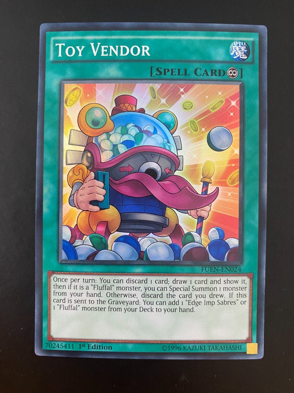 Yugioh Toy Vendor FUEN-EN024 1st Edition MINT